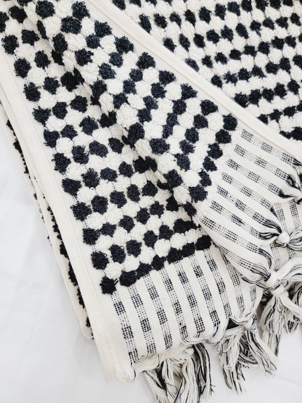 Bath Towels, Organic Turkish Cotton Pom Pom Towels — product image