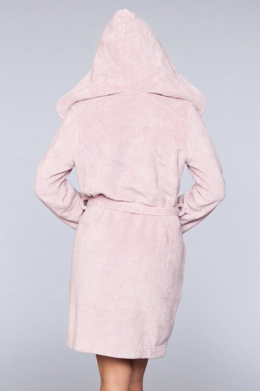 1817 Janet Plush Fleece Color Block Robe — product image