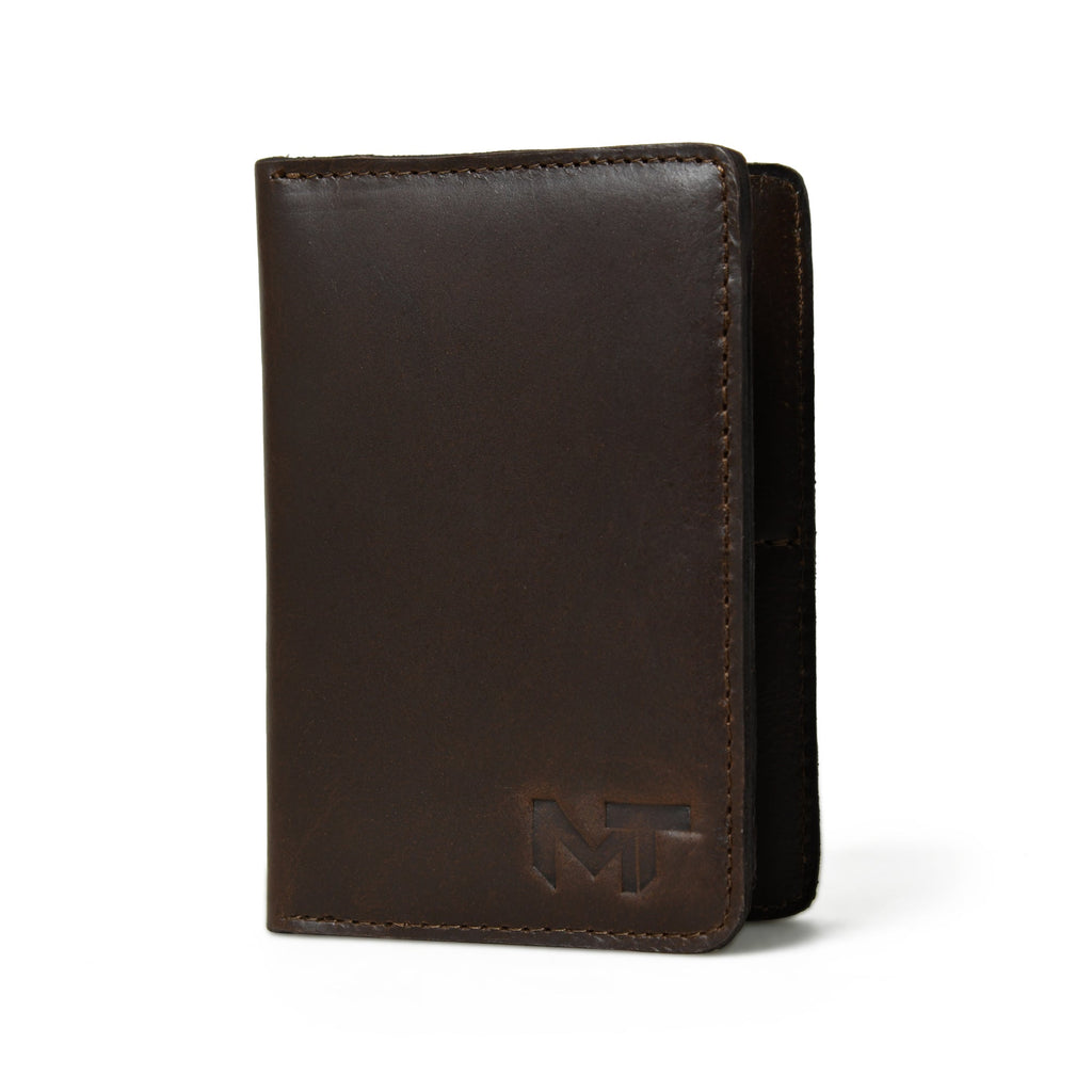 PassportPlus Leather Cover- Dark brown — product image