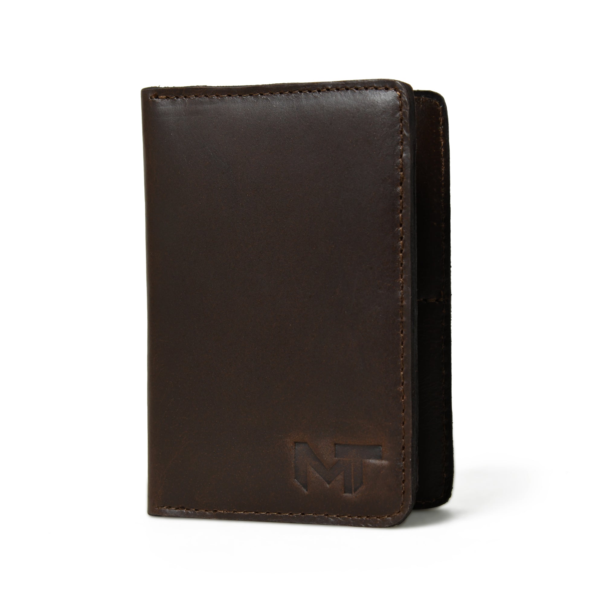 PassportPlus Leather Cover- Dark brown — product image