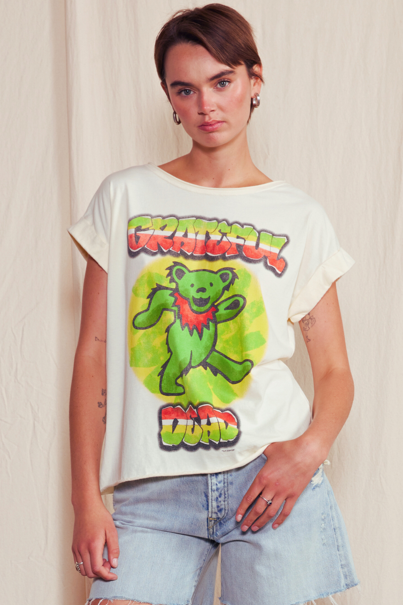 Grateful Dead Marching Bear Top — product image