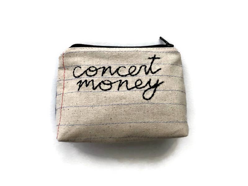 Money Bag Collection - Handmade Zipper Pouches