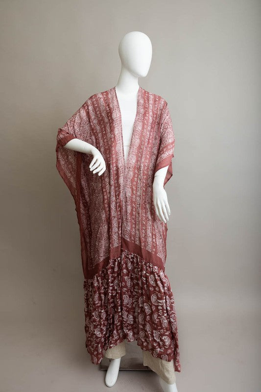 Paisley Tapestry Free Flow Kimono — product image