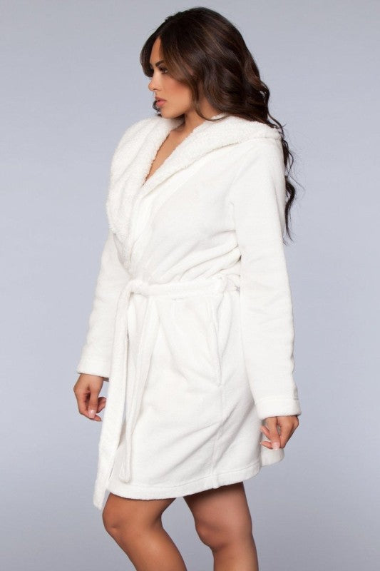 1817 Janet Plush Fleece Color Block Robe — product image