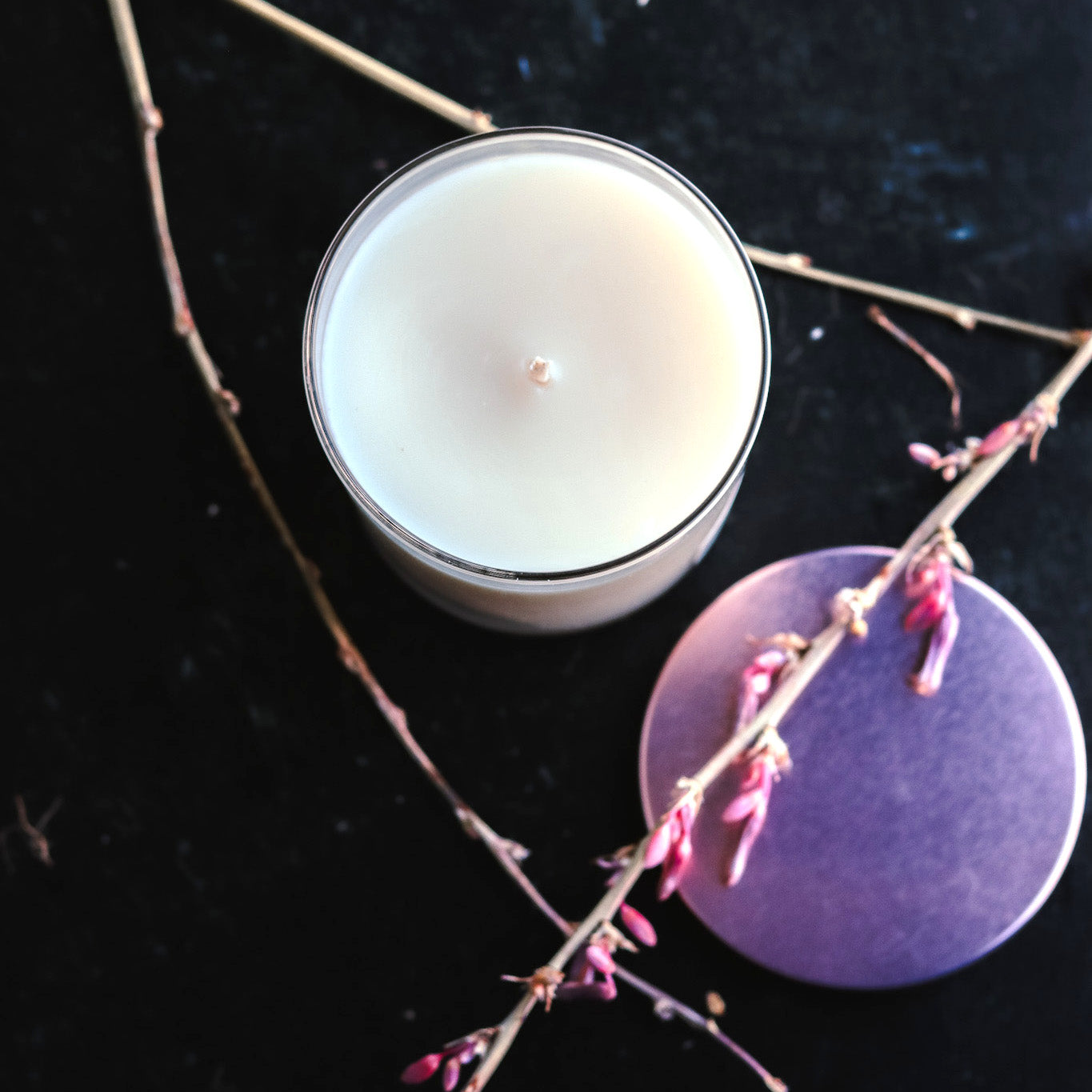Christmas Hearth - 9 oz Whiskey Glass Candle — product image