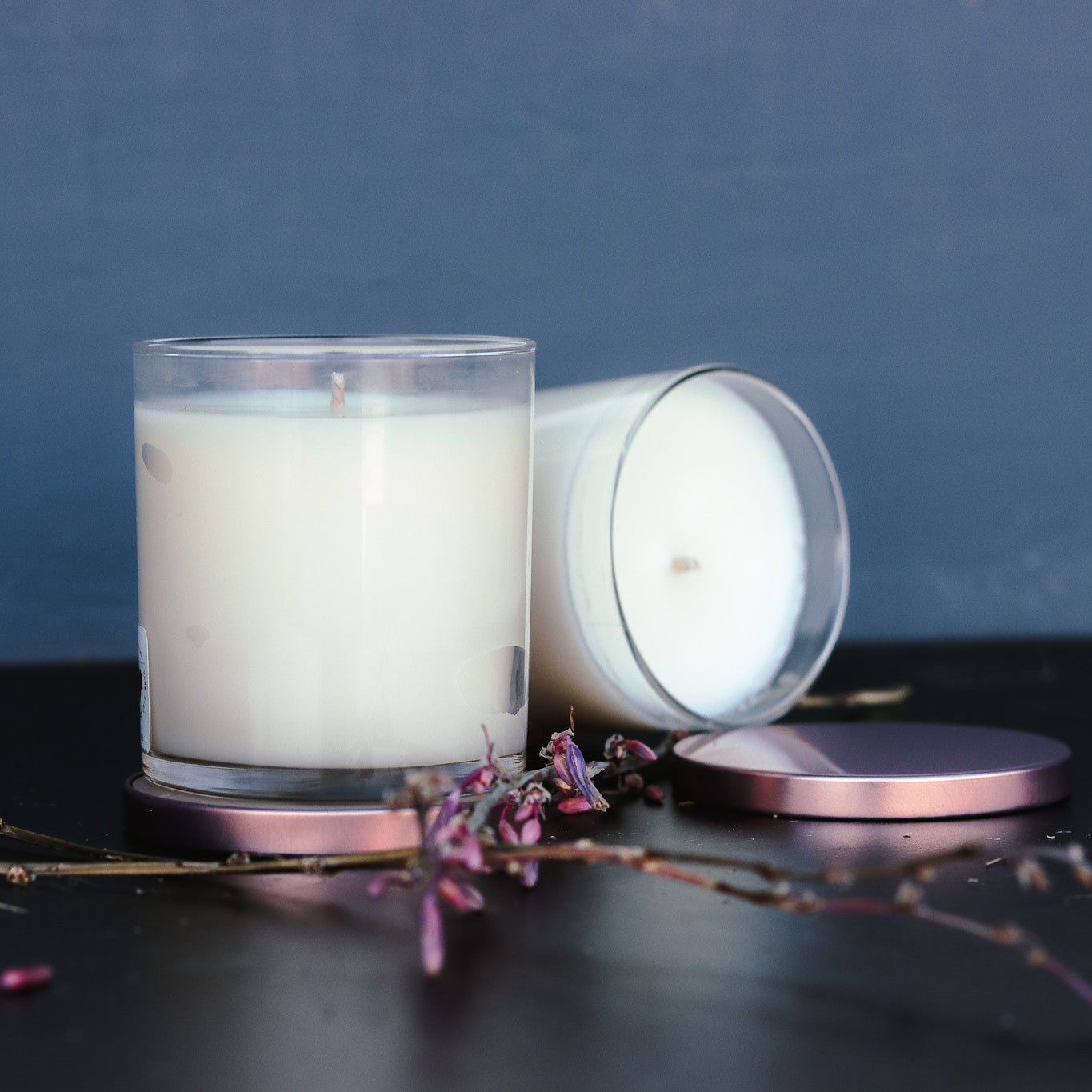 Christmas Hearth - 9 oz Whiskey Glass Candle — product image