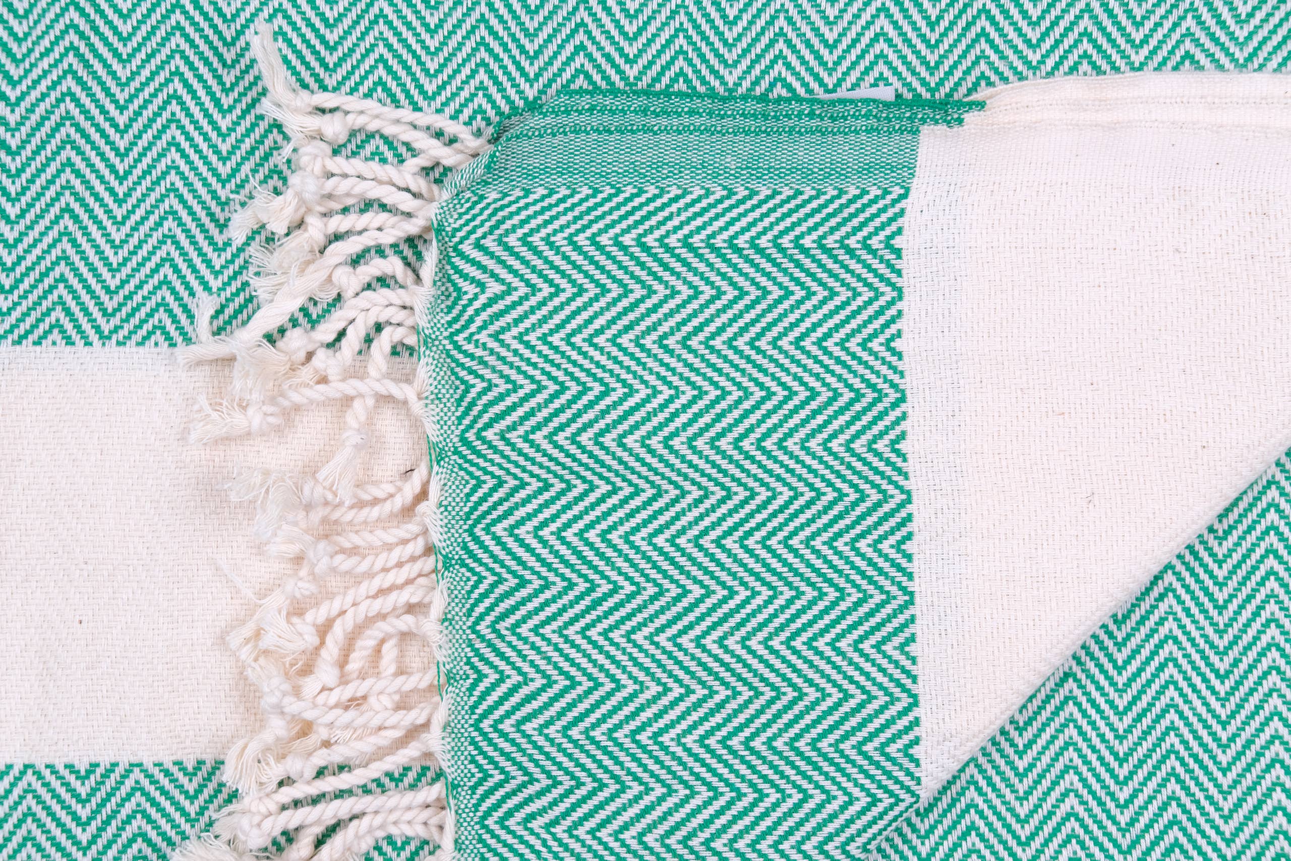 Herring Peshtemal  Cotton  Beach Towel: Gray