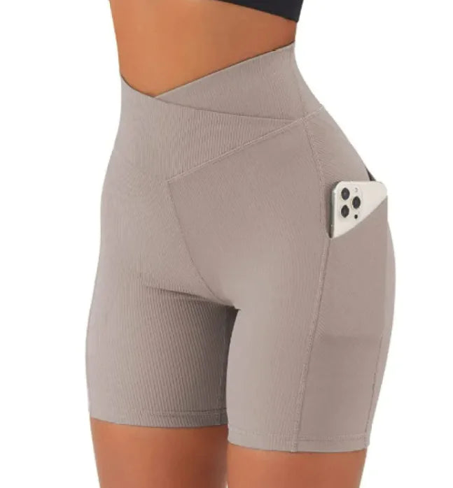Women's Cross Waist With Pockets Yoga Pants — product image