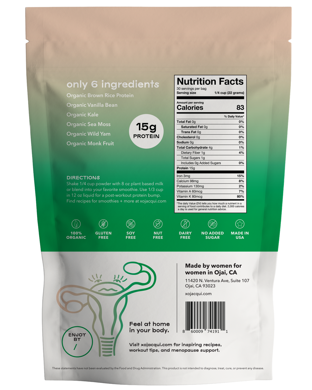 Menopause Support Protein Vanilla Bean | Healthy Balance Market — product image
