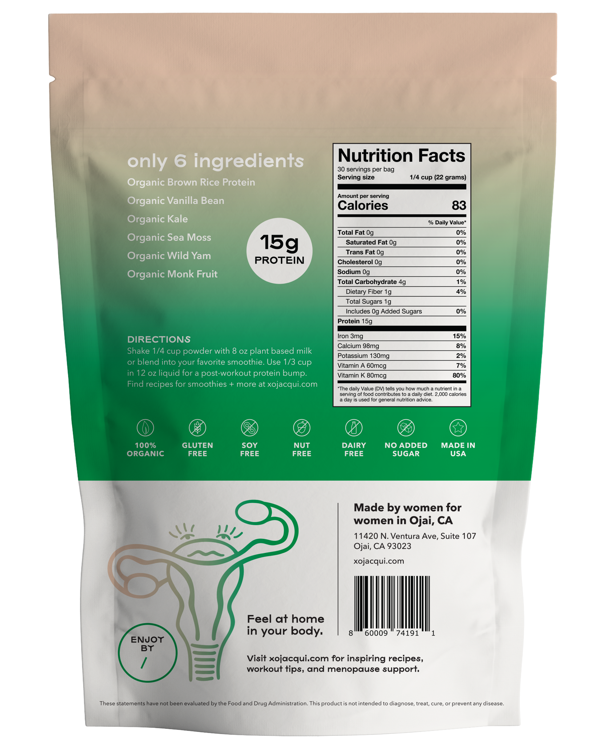 Menopause Support Protein Vanilla Bean | Healthy Balance Market — product image