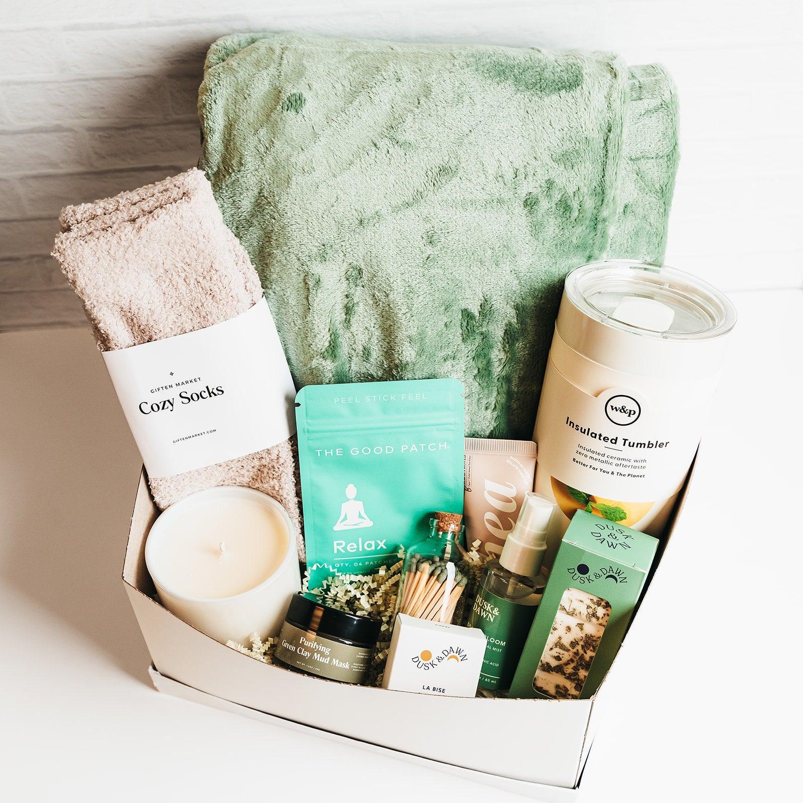 Comfort & Care Gift Box - Sage Green.