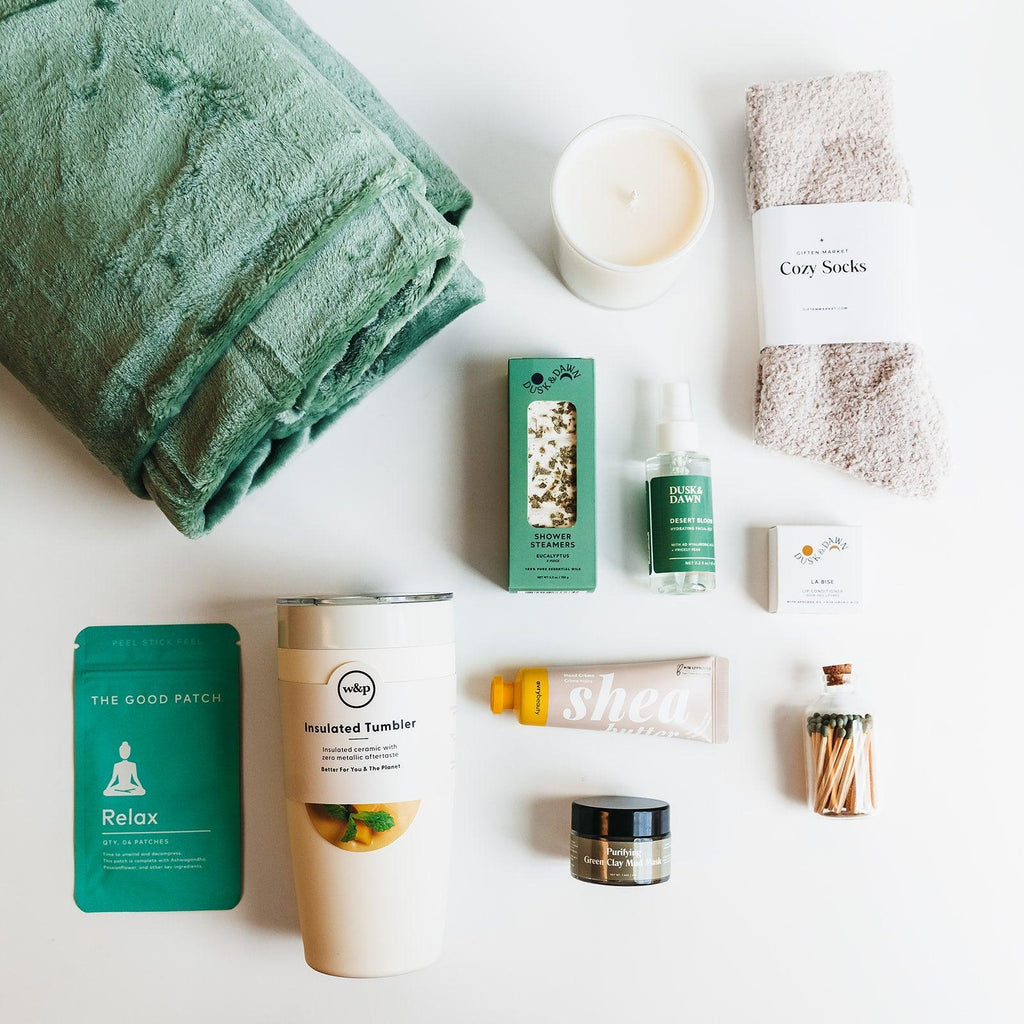 Comfort & Care Gift Box - Sage Green.