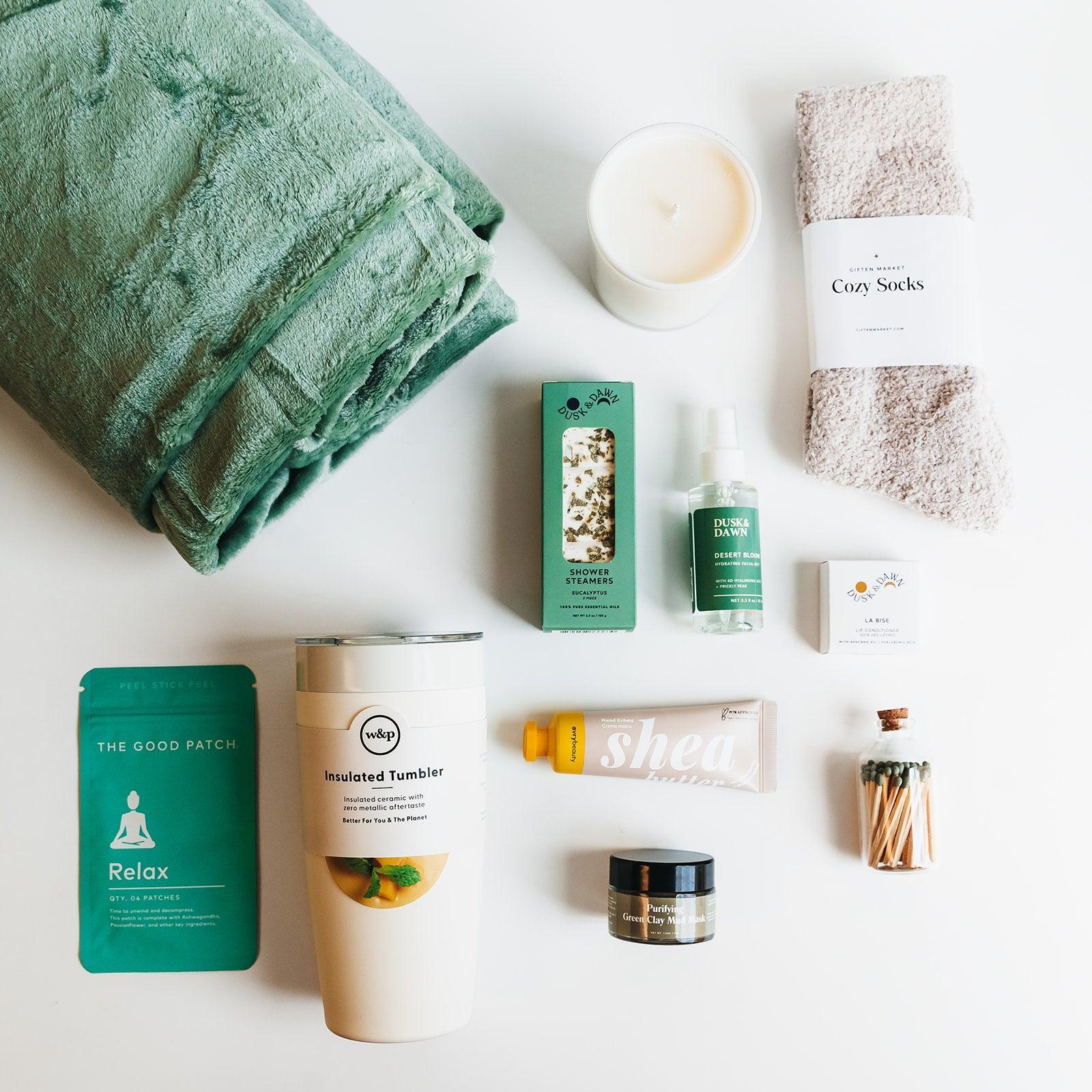Comfort & Care Gift Box - Sage Green.