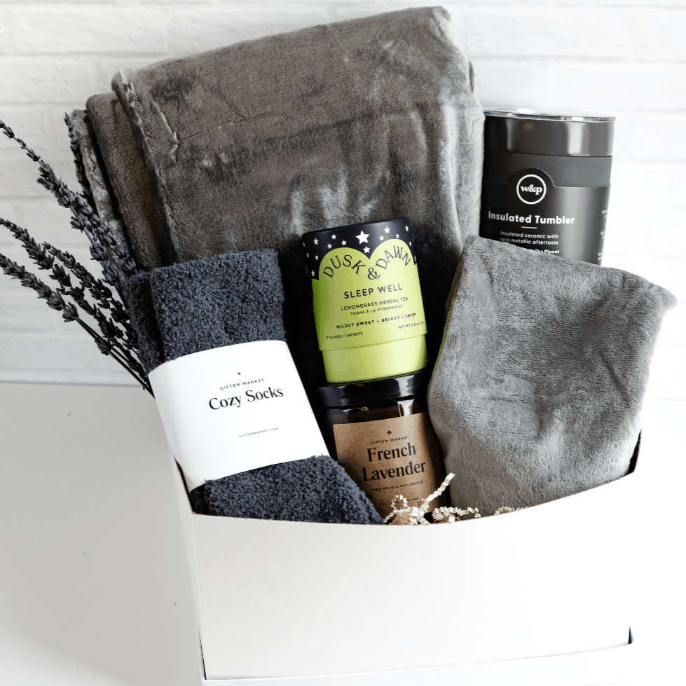 Comfort & Care Gift Box - Light Gray.