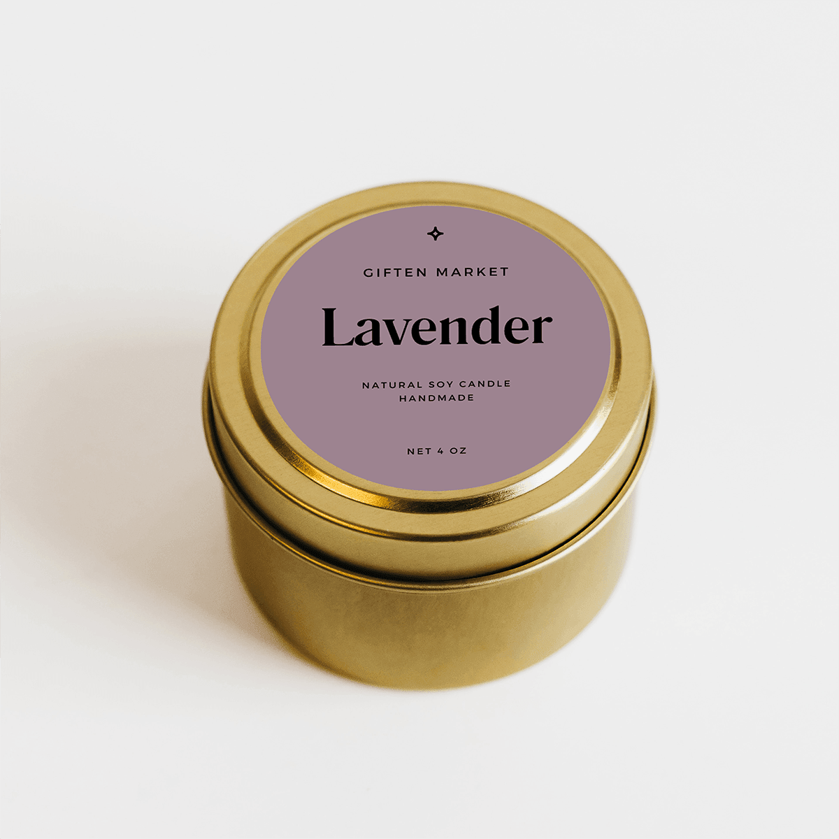 Lavender Gold Travel Candle.