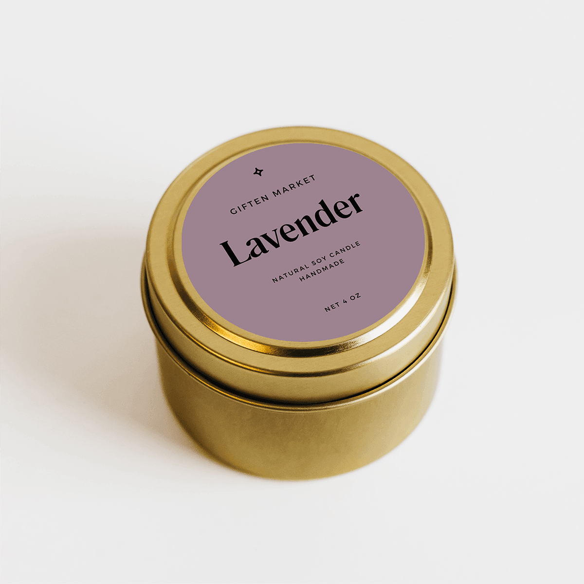 Lavender Gold Travel Candle.