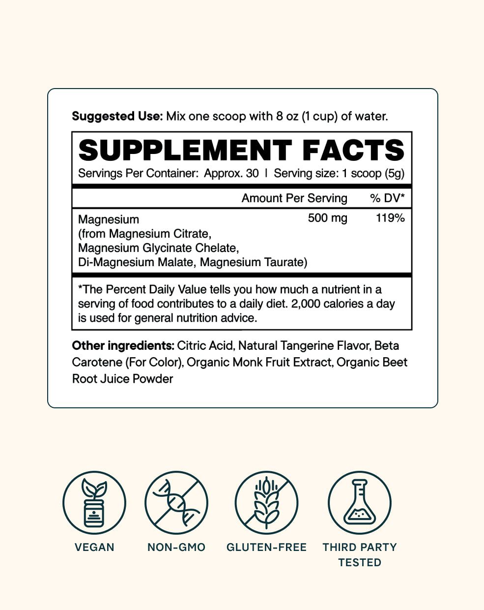 4-in-1 Magnesium Powder