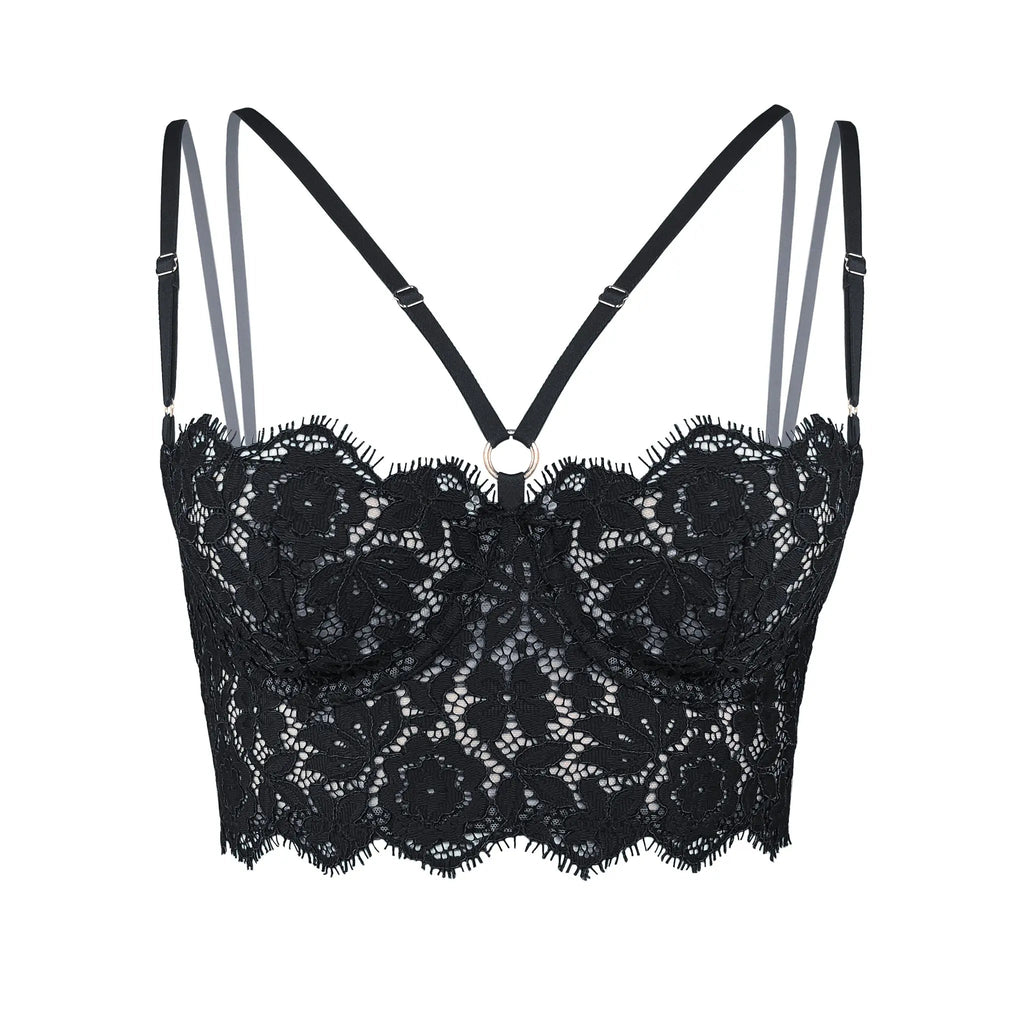 Frisson Bustier Black