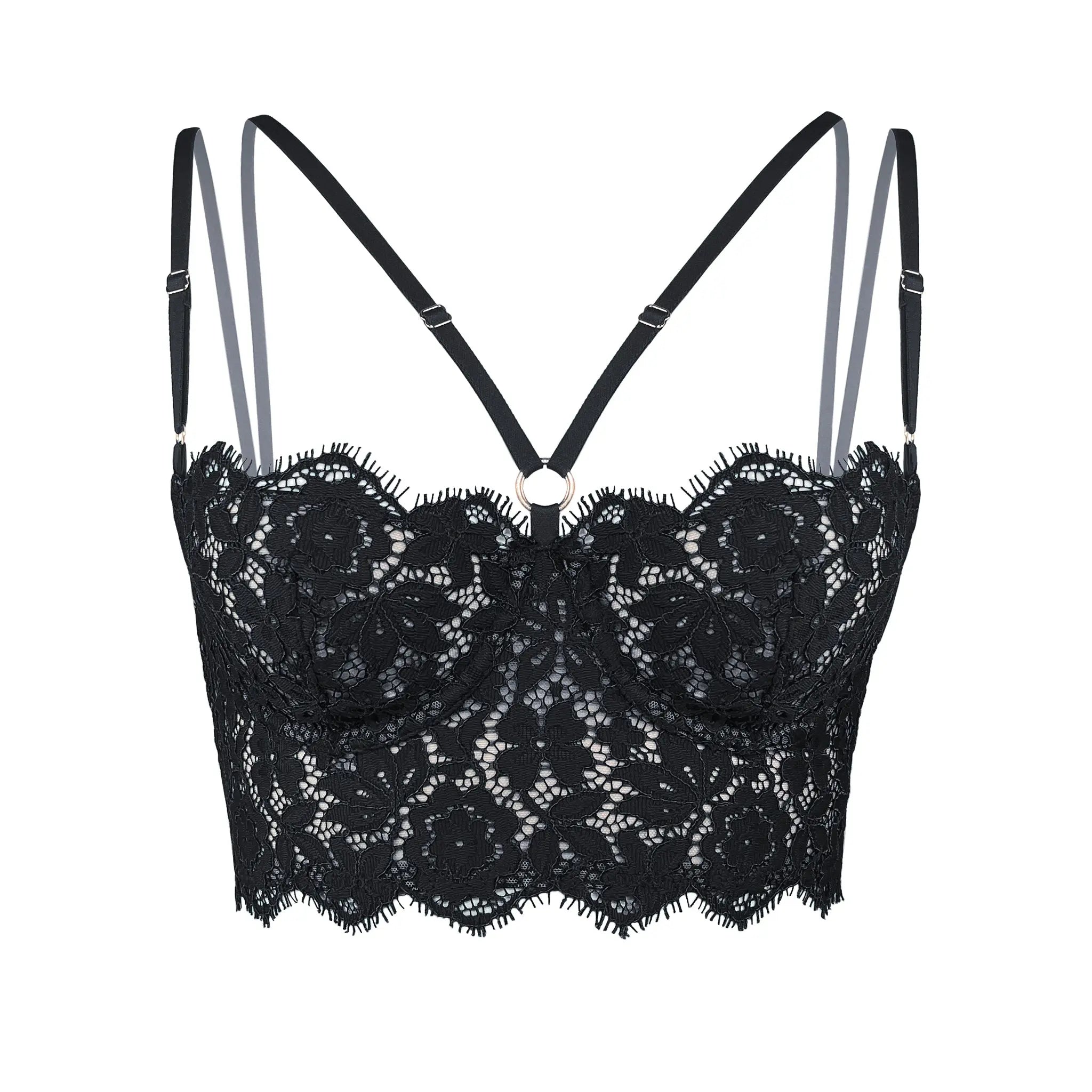 Frisson Bustier Black
