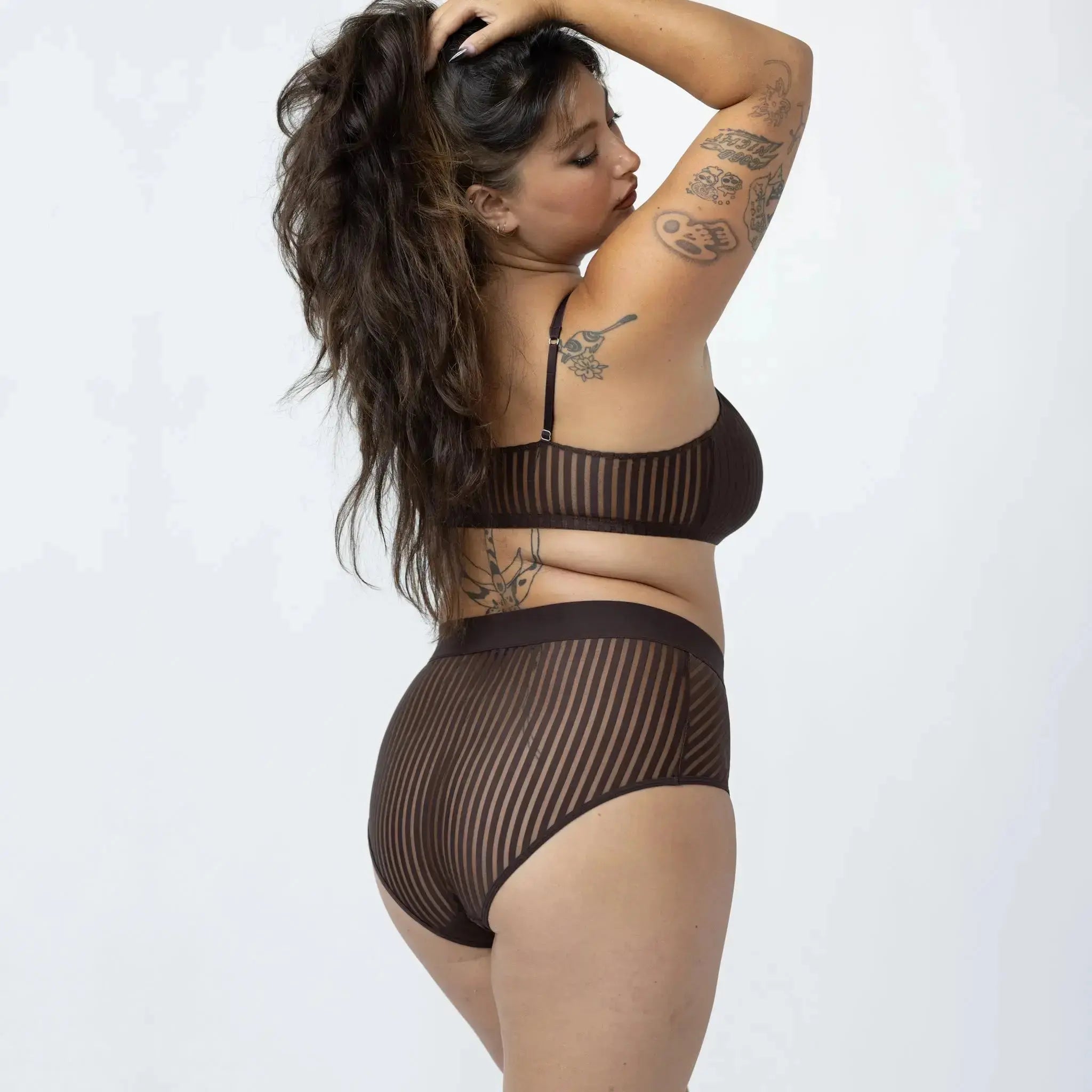 Vertigo Hi Waisted Brief Cocoa