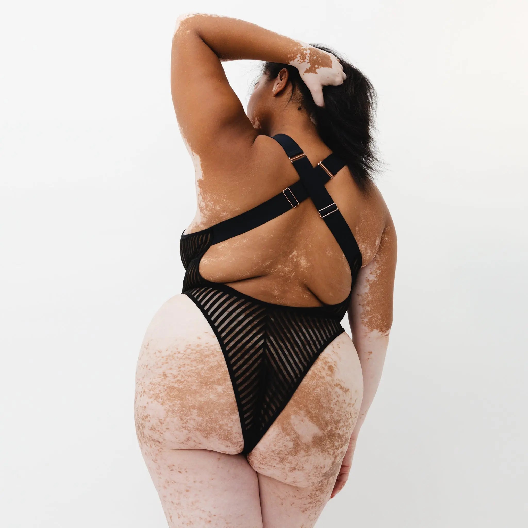Vertigo X Back Bodysuit Black