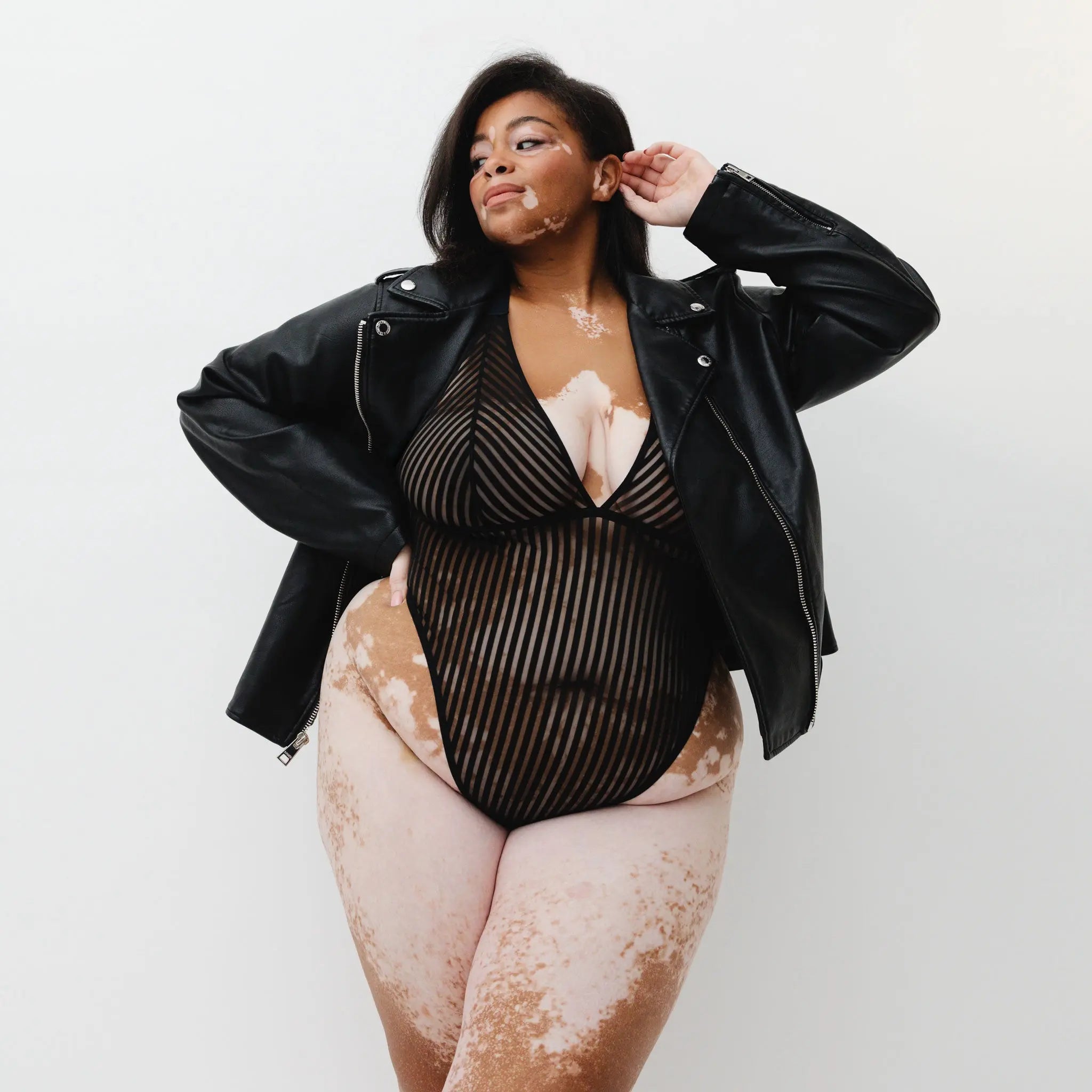 Vertigo X Back Bodysuit Black