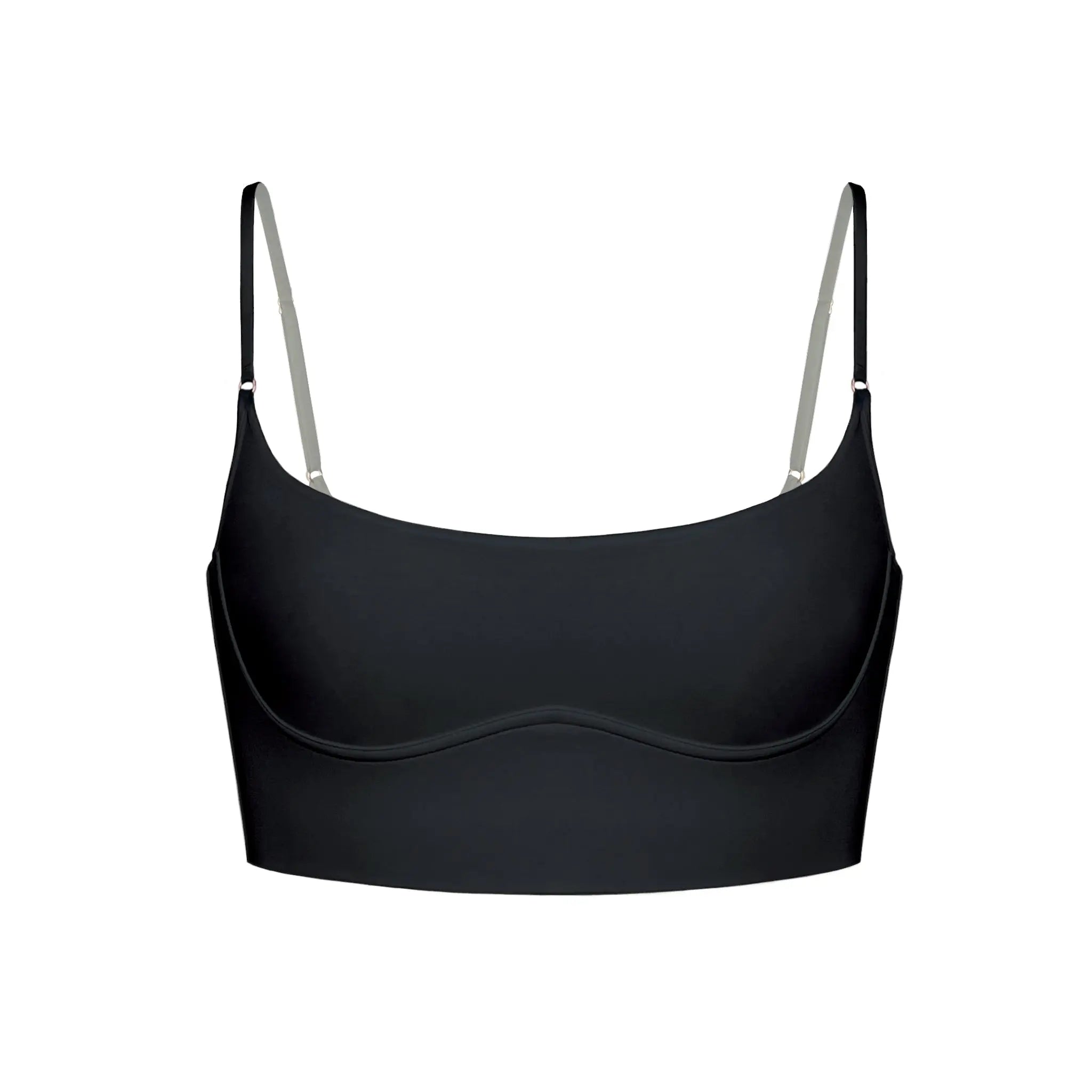 Core Long Line Bralette Black