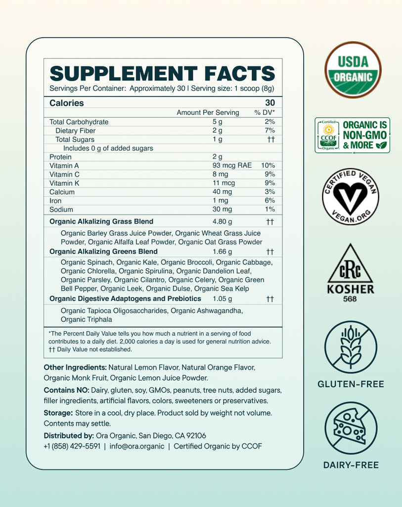 Easy Being Green: Greens Powder