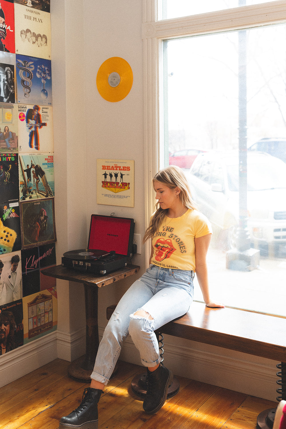 Rolling Stones 1975 Baby Tee — product image