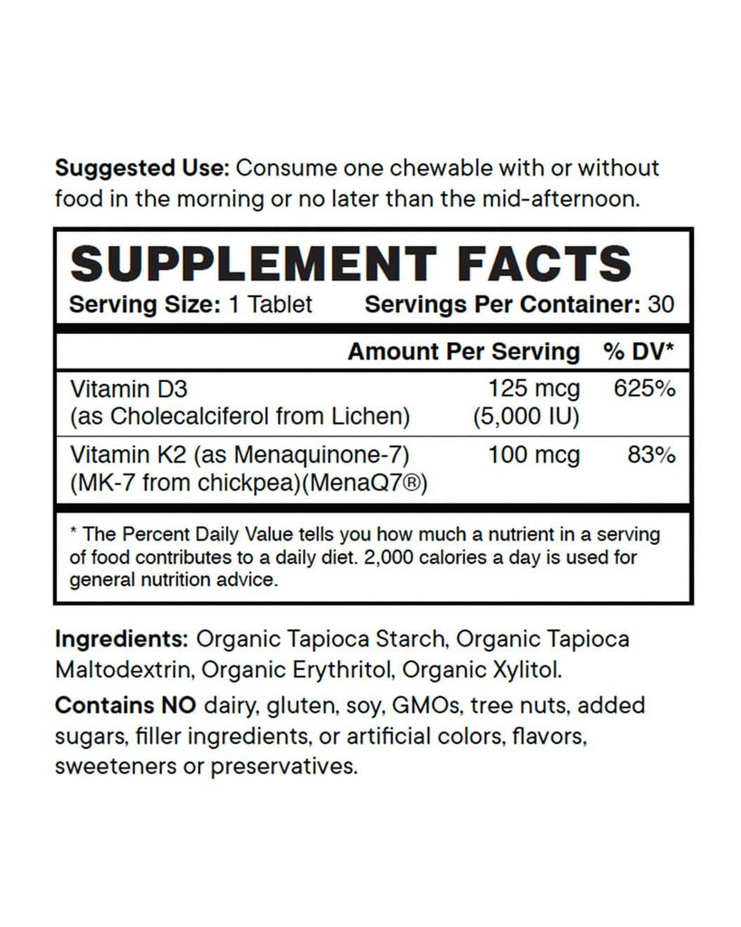 Sol Food: High Potency Vitamin D3 & K2