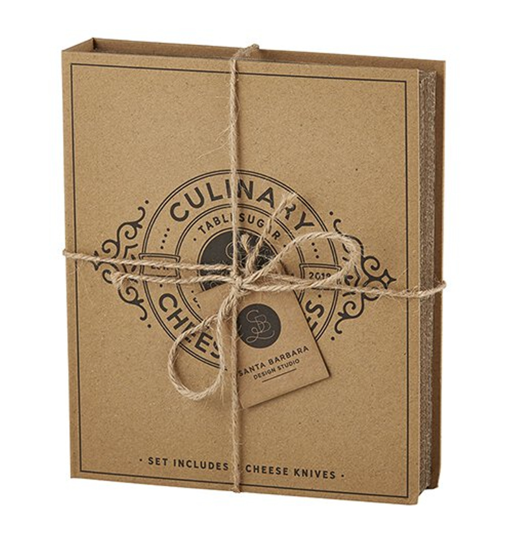 Culinary Cheese Knives Book Box D3674