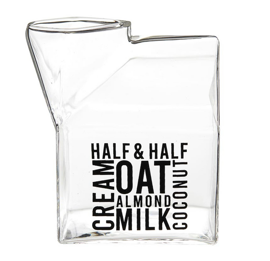 Healthy Balance Market Glass Milk Carton Creamer