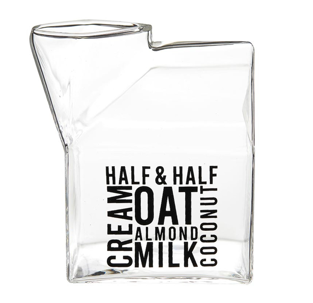 Healthy Balance Market Glass Milk Carton Creamer