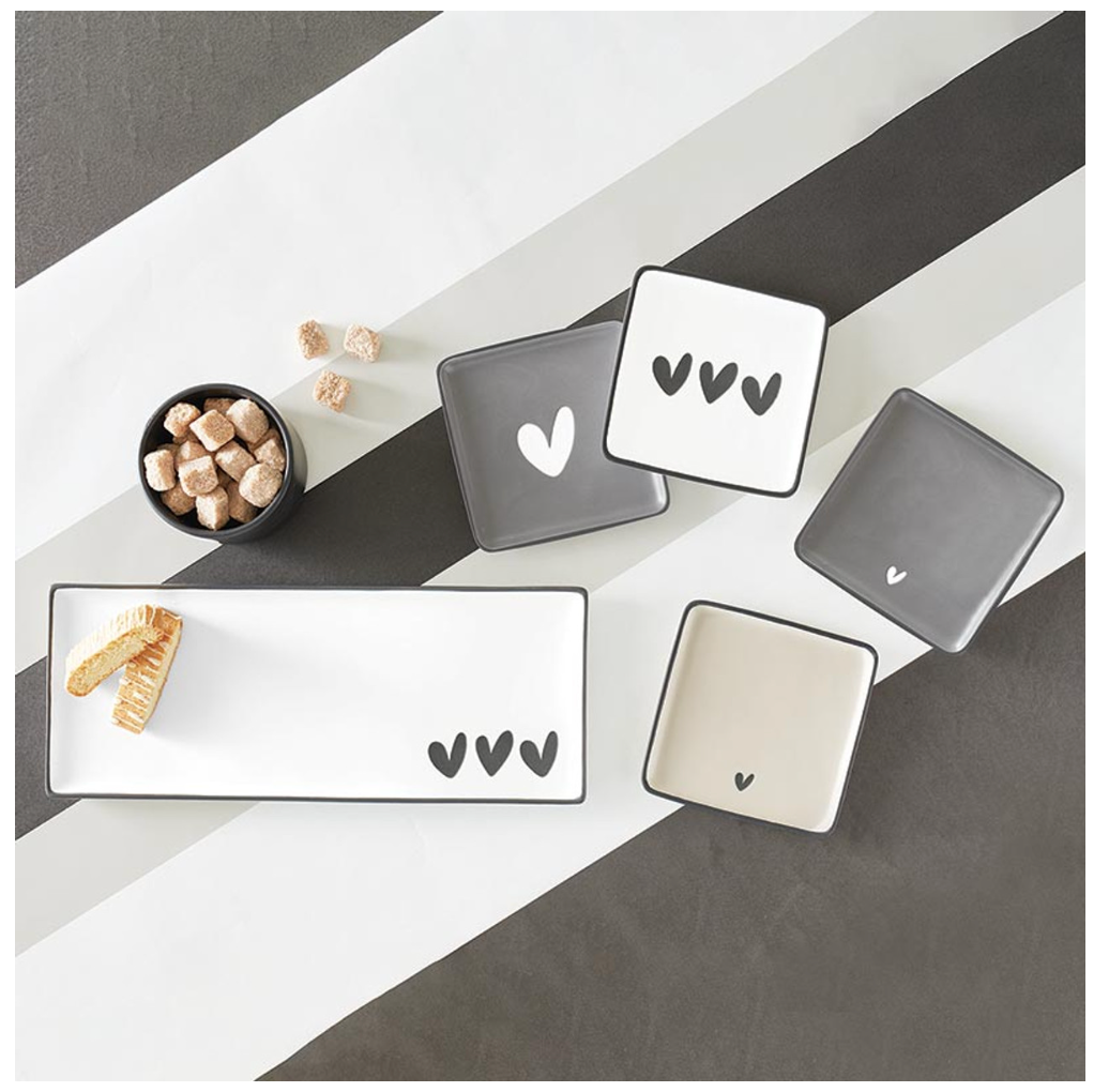 Ceramic Tray Hearts