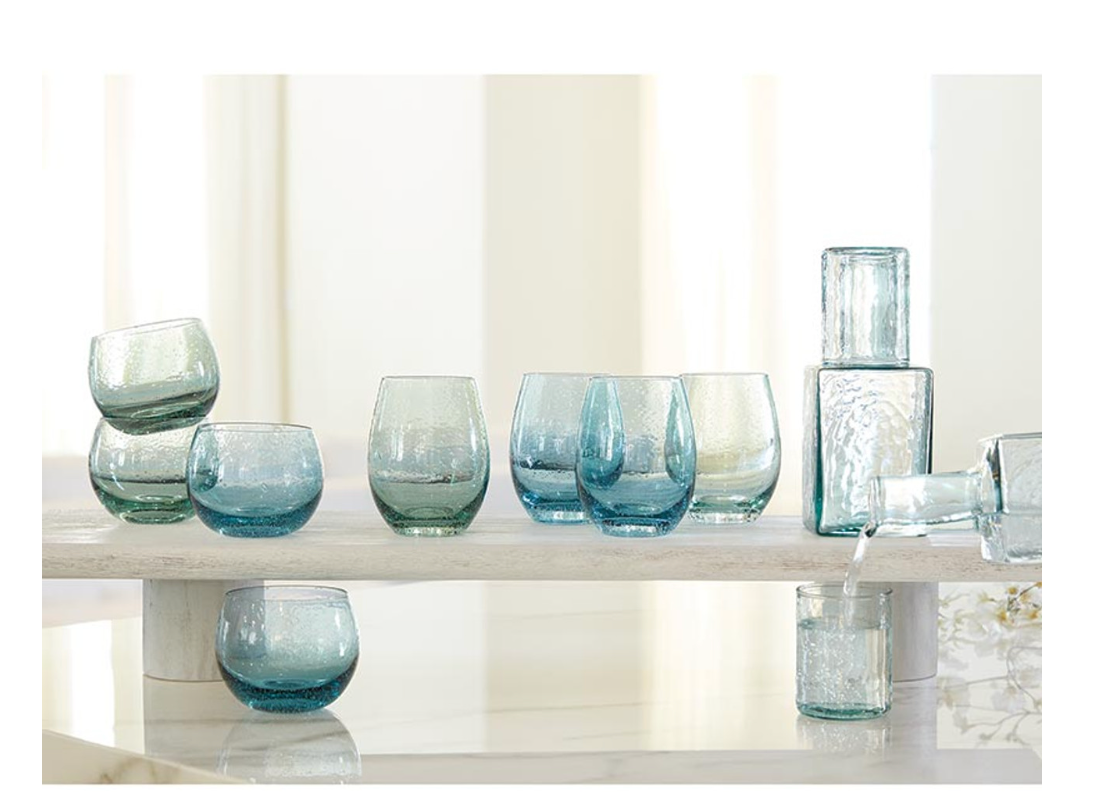 Hammered Glass Bottle Glass Decanter
