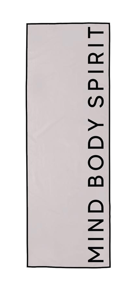 Yoga Mat Towel Mind Body Spirit