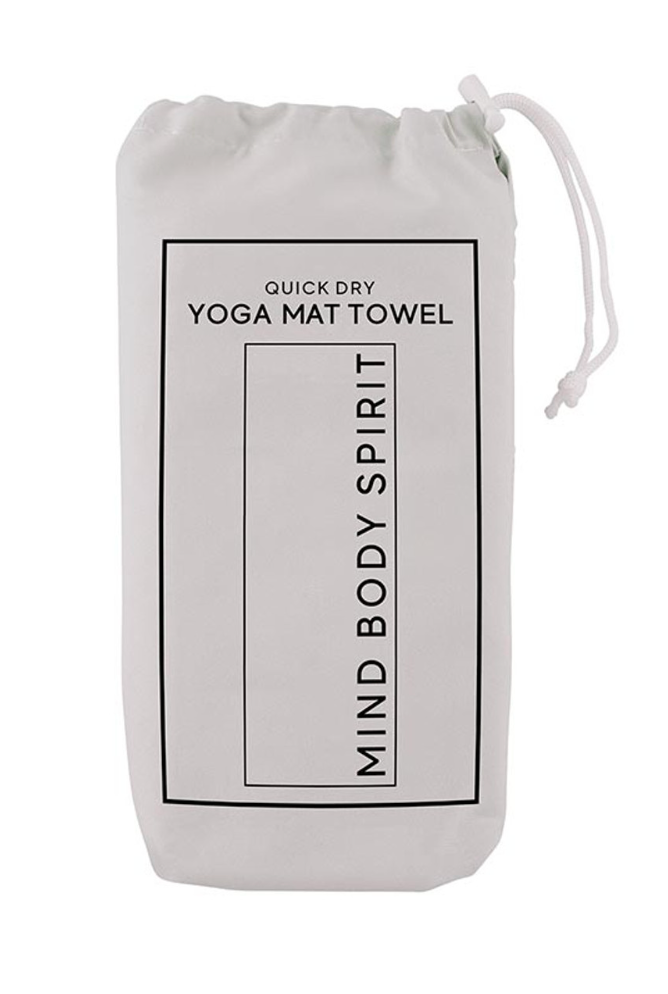 Yoga Mat Towel Mind Body Spirit