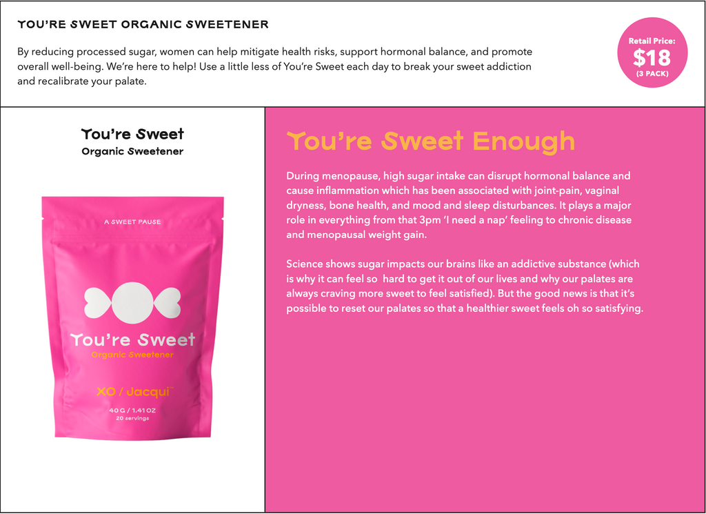 You're Sweet Organic Sweetener | Healthy Balance Market — product image