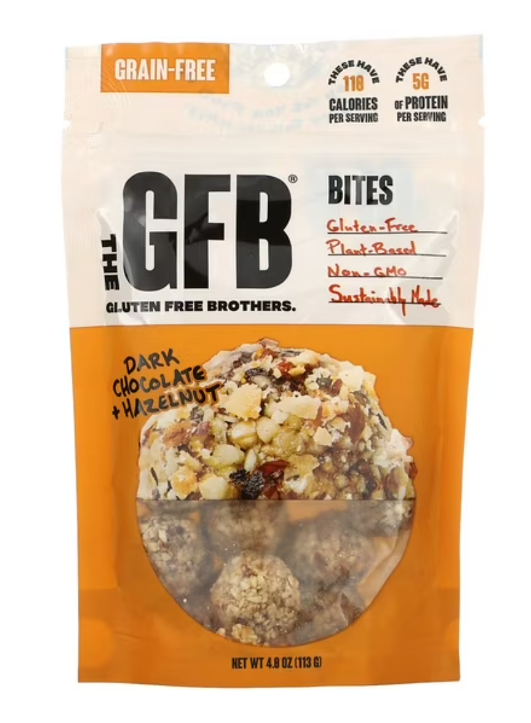 The GFB Dark Chocolate Hazelnut Bites 6 pck