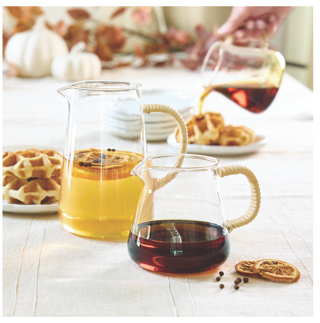 Rattan Handle Pitcher Tall
