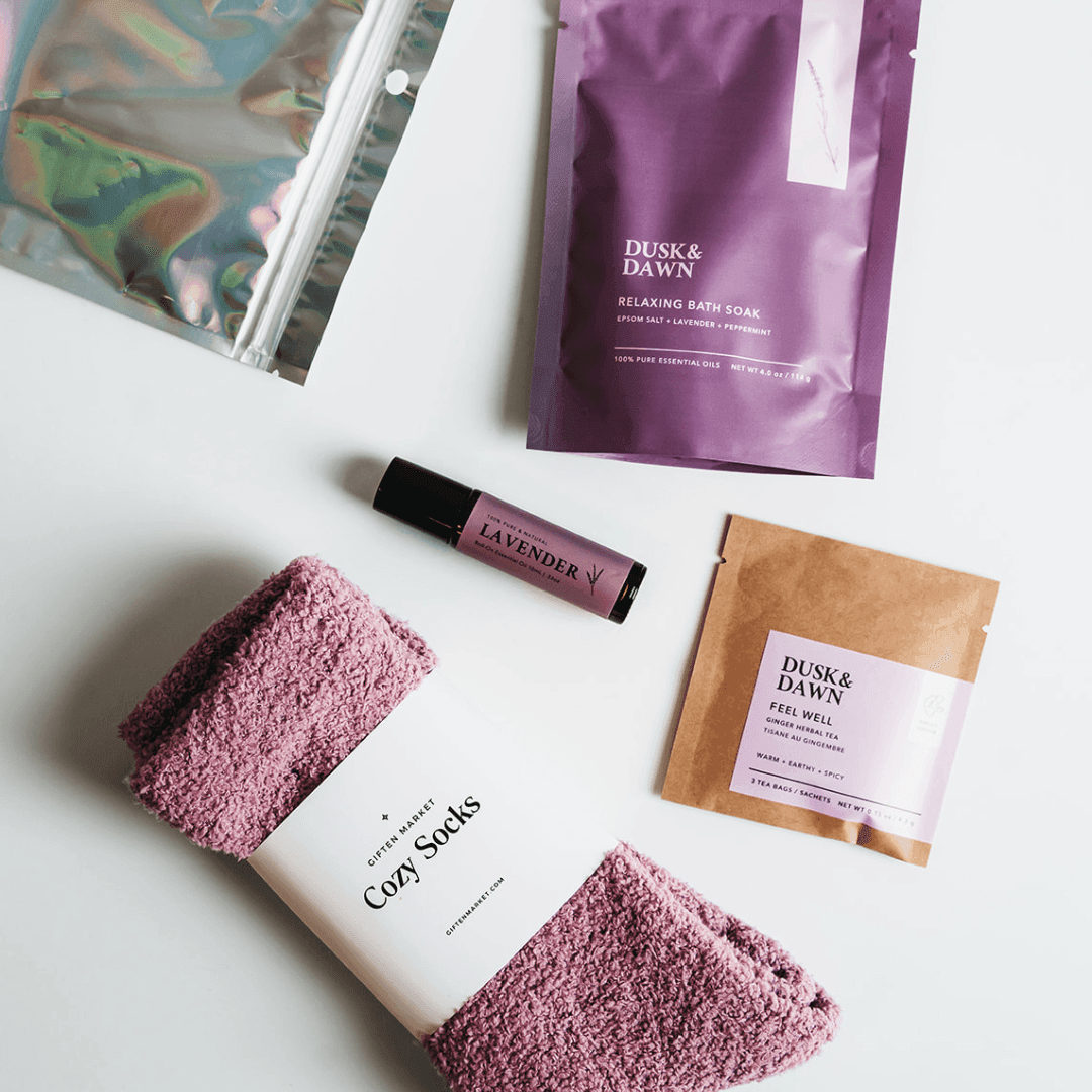 Lavender Luxuries Gift Pouch | Healthy Balance Market.