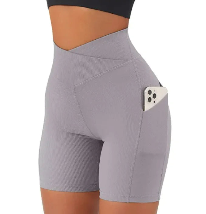 Women's Cross Waist With Pockets Yoga Pants — product image