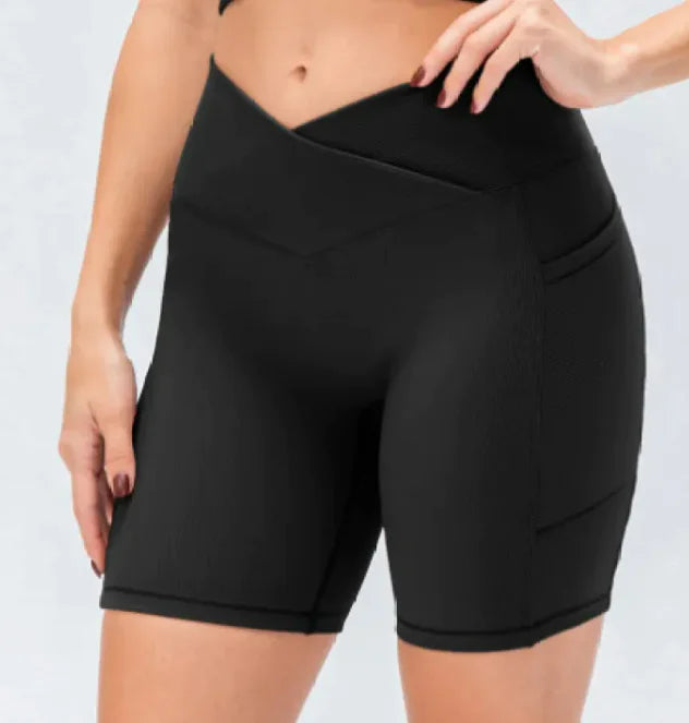 Women's Cross Waist With Pockets Yoga Pants — product image