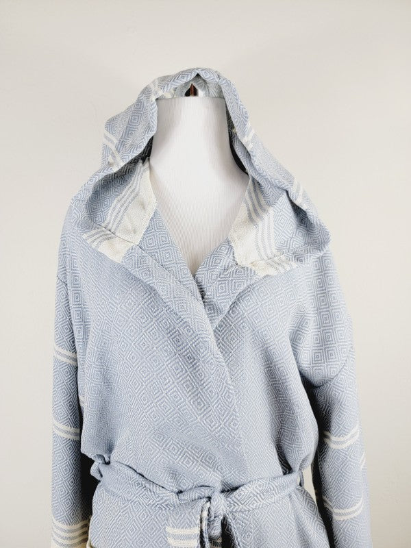 Unisex Robe, Beach or spa Robe with pockets - Sky — product image