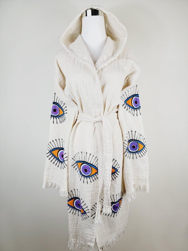 Muslin Kimono Robe, Soft and Cozy, Organic Cotton — product image