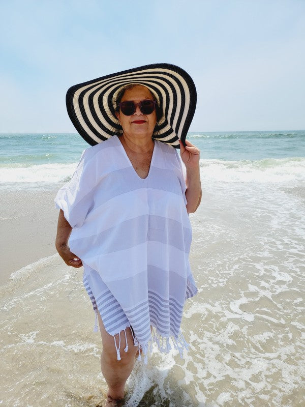 Beach cover up, Beach Dress - Gray — product image