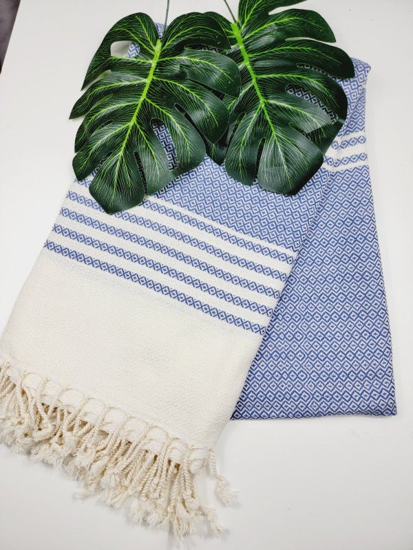 Turkish Towel - Easy Carry Quick Dry Throw - Navy — product image