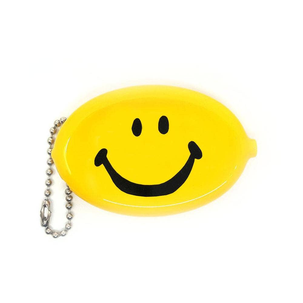 Coin Pouch - Happy Face Classic (Yellow) — product image