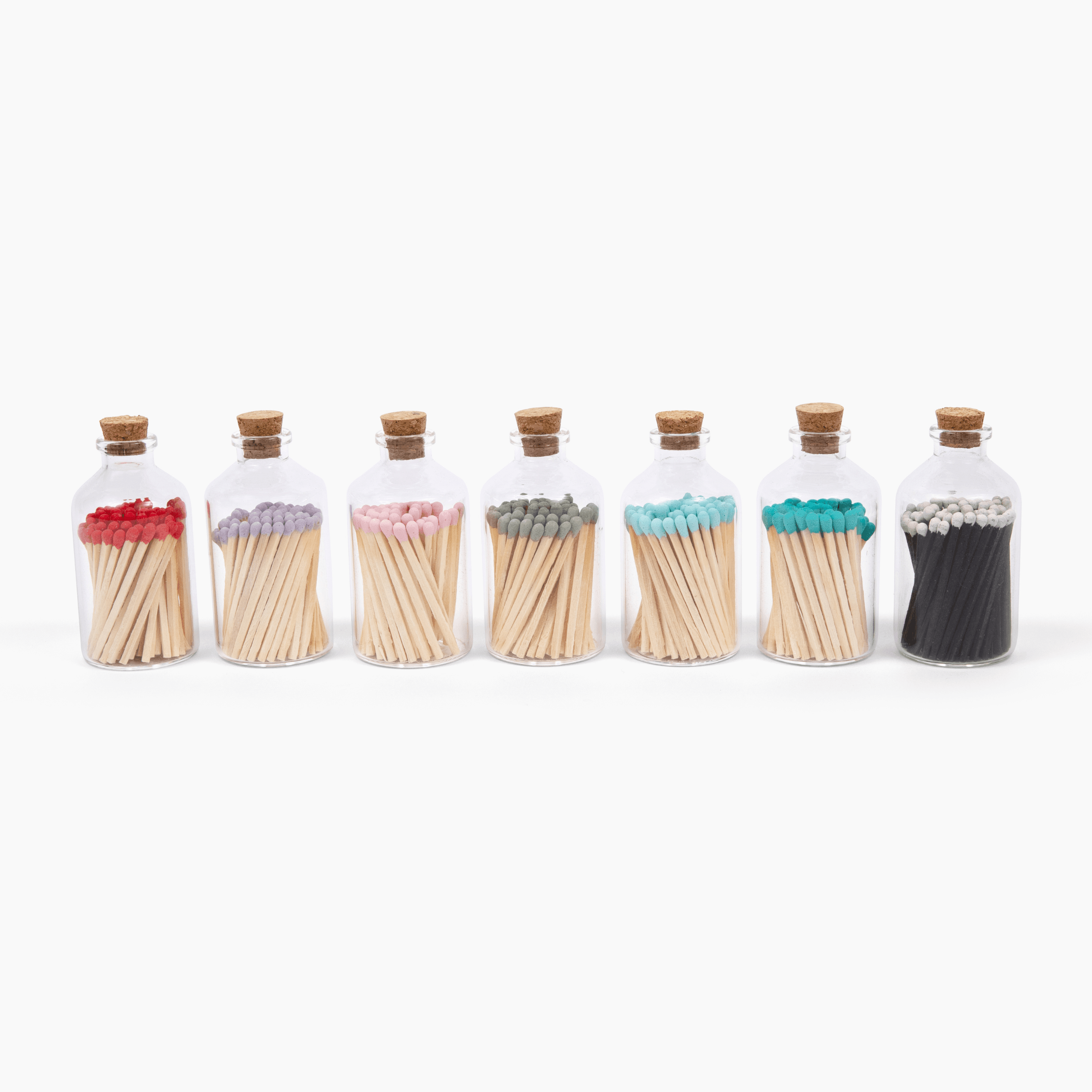 Apothecary Match Glass Jar.
