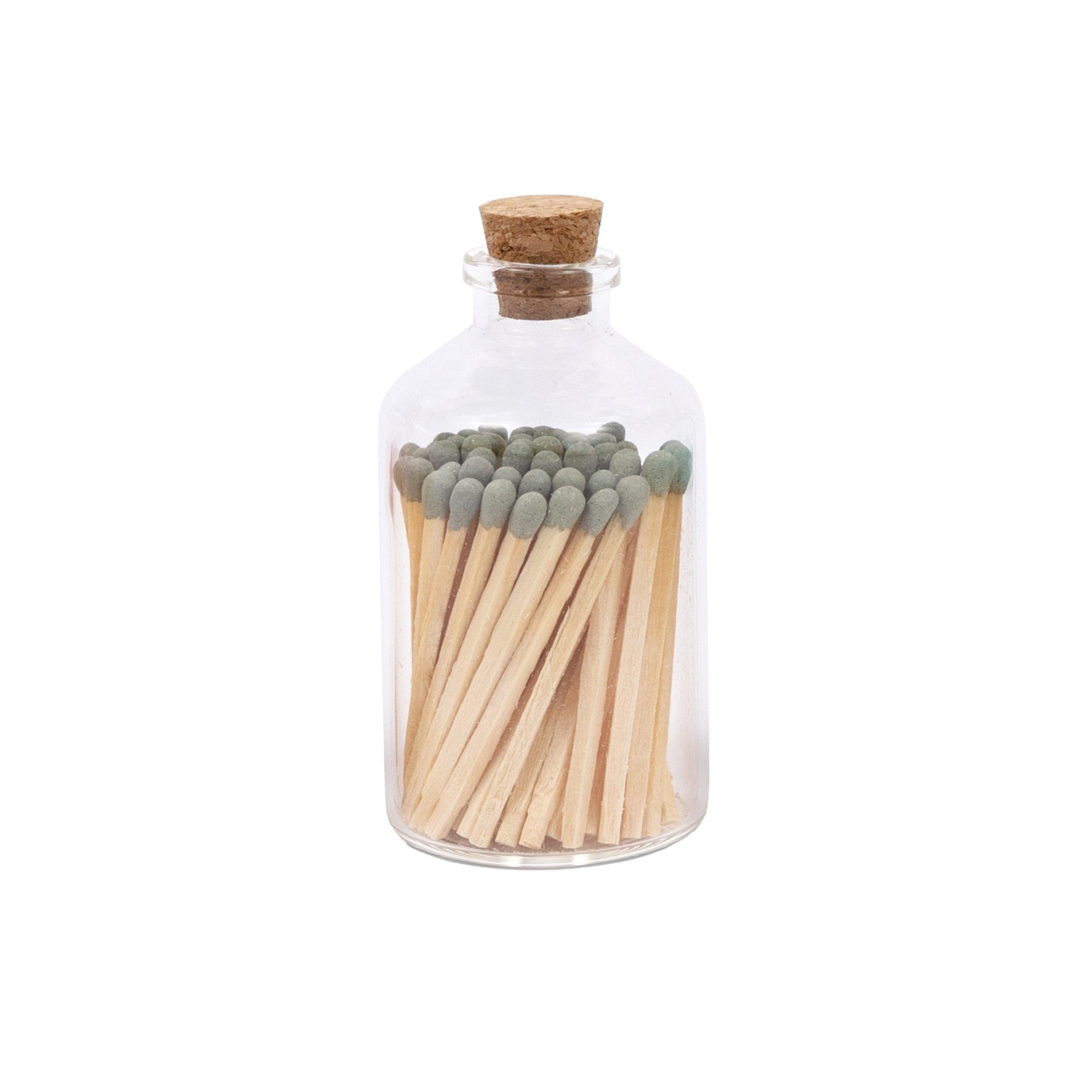 Apothecary Match Glass Jar.